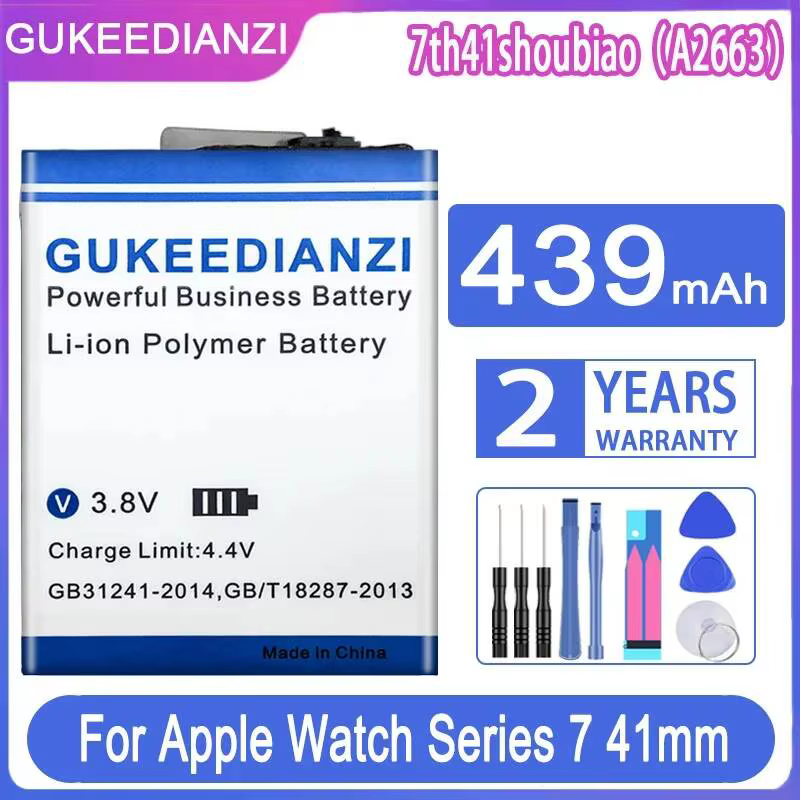 Batterie Ultra GPS 300-700 mAh pour Apple Watch Series 41MM 44MM 45MM SE SE2 1 2 3 4 5 6 7 8 9 40MM LTE 38MM 42MM