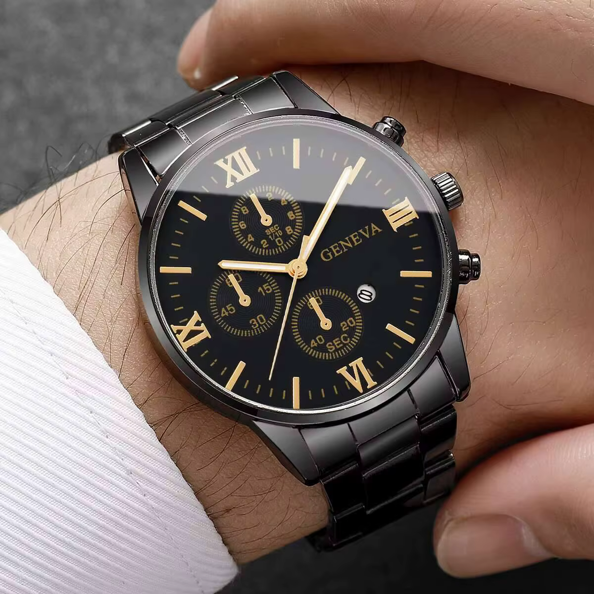 Montres d'affaires de luxe pour hommes
