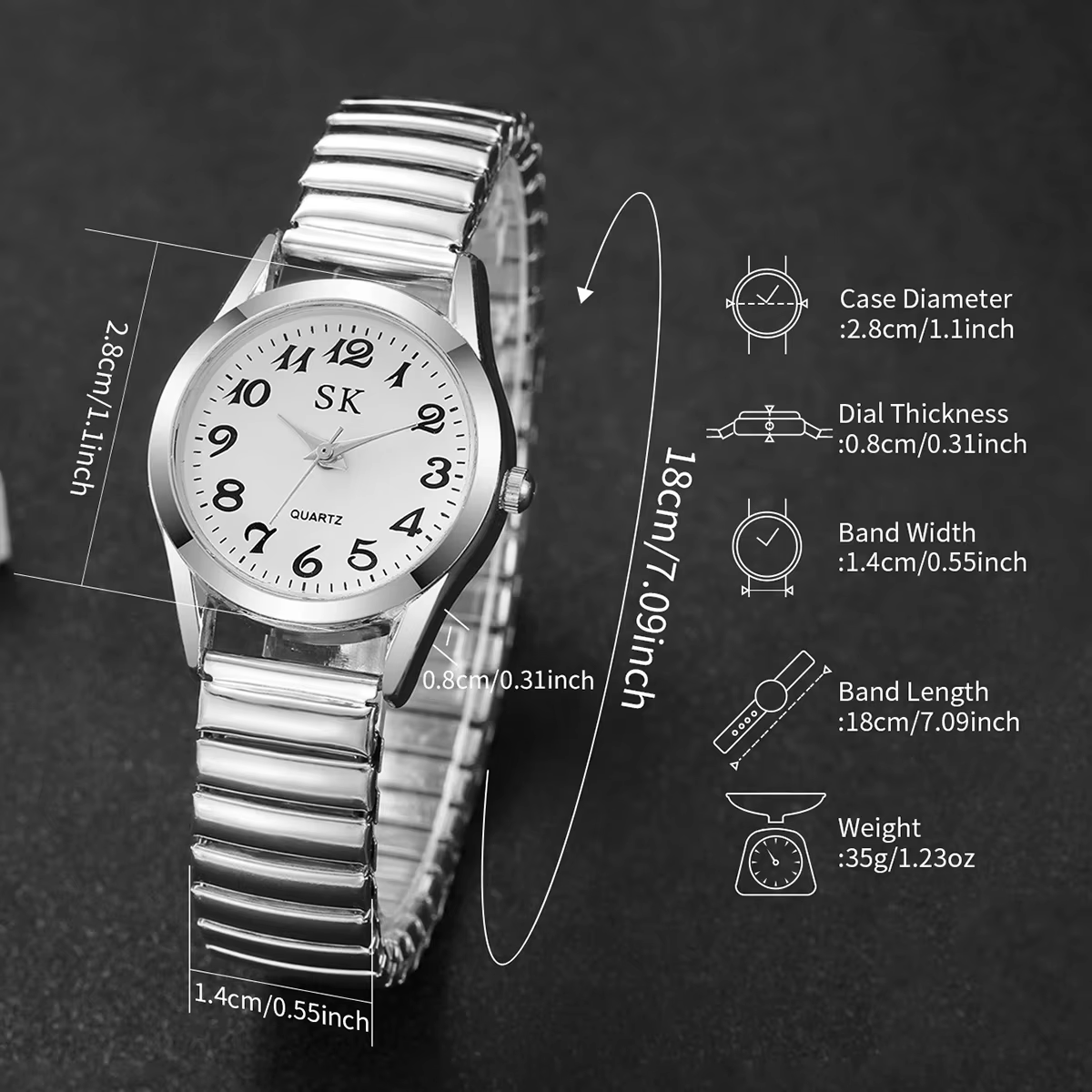 Montres pour personnes d'âge moyen et âgées