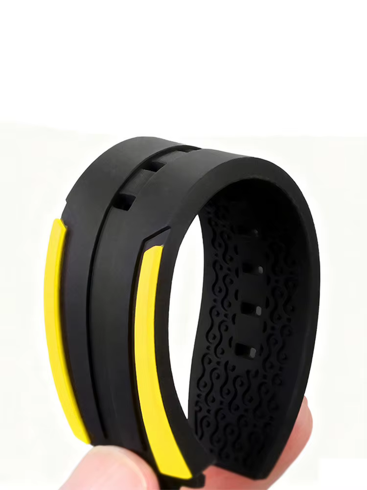 Pour Tissot 1853 vélo course série 18mm bracelet de montre en Silicone T111.417 T 111417 Un bracelet pour homme Bracelet étanche avec outils