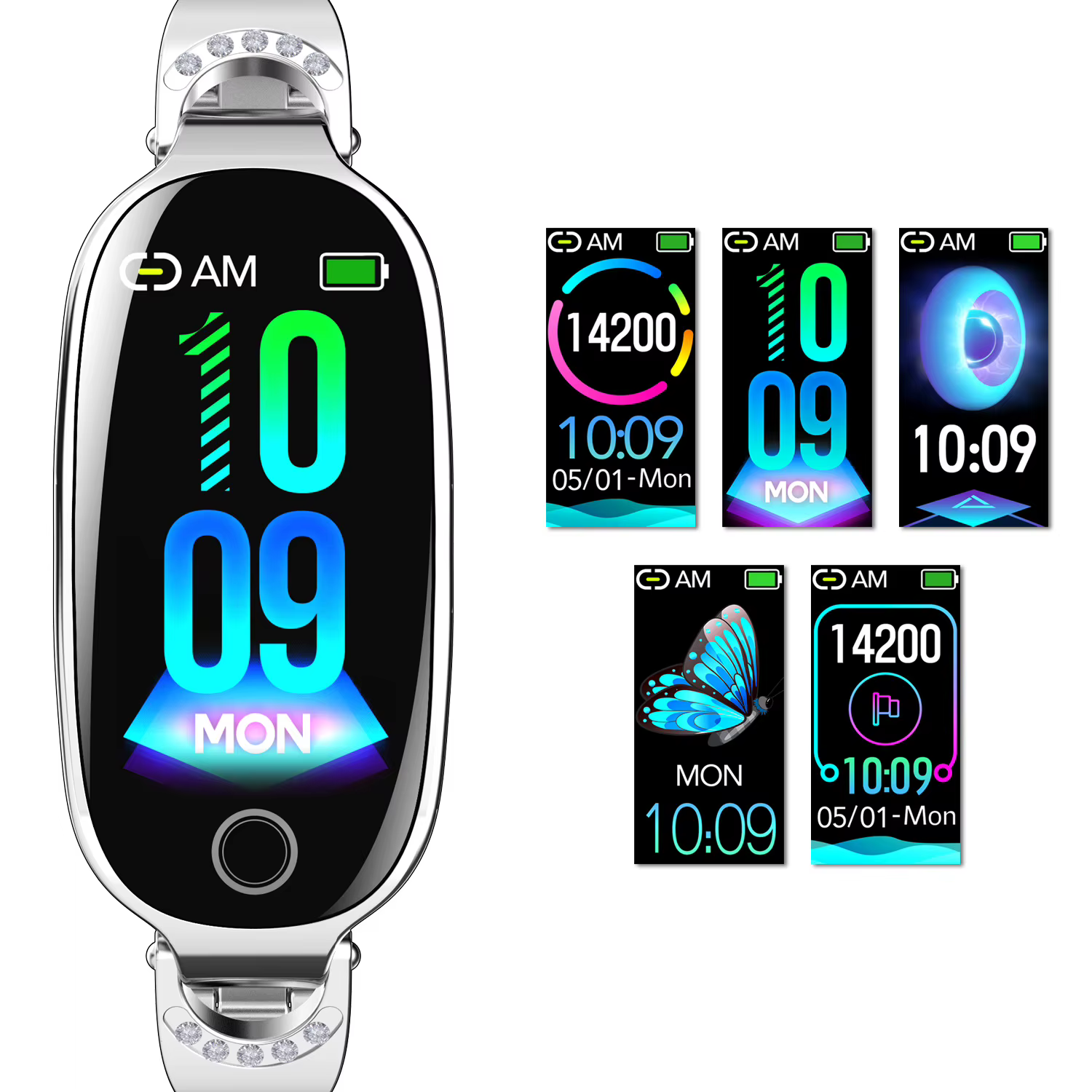 Bracelet montre intelligente F81