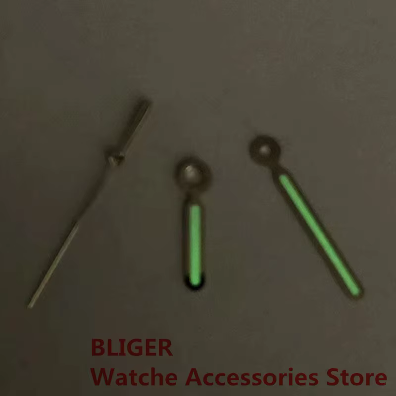 BLIGER – aiguilles de montre lumineuses vertes