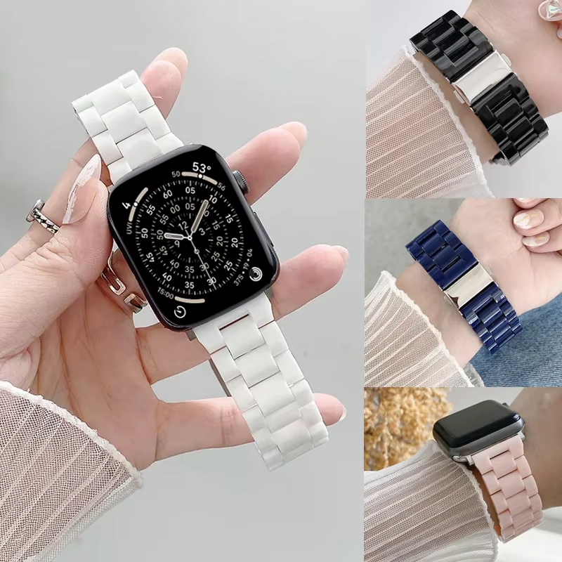 Bracelet bonbon pour apple watch 10 bandes 42MM/46MM ultra 3 49mm 44mm 40mm 41mm 45mm lien femmes