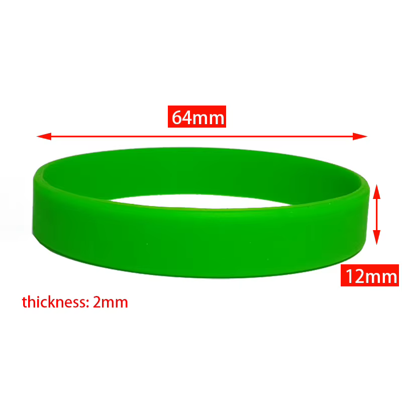 Bracelets de sport en silicone pour hommes et femmes