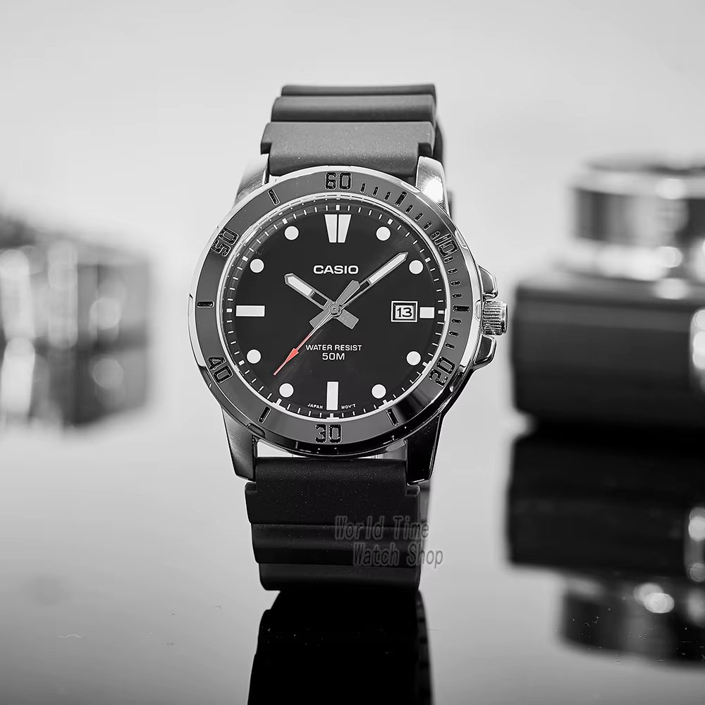 Mol montre pour hommes affaires mode bracelet en résine atmosphérique étanche série MTP-VD01