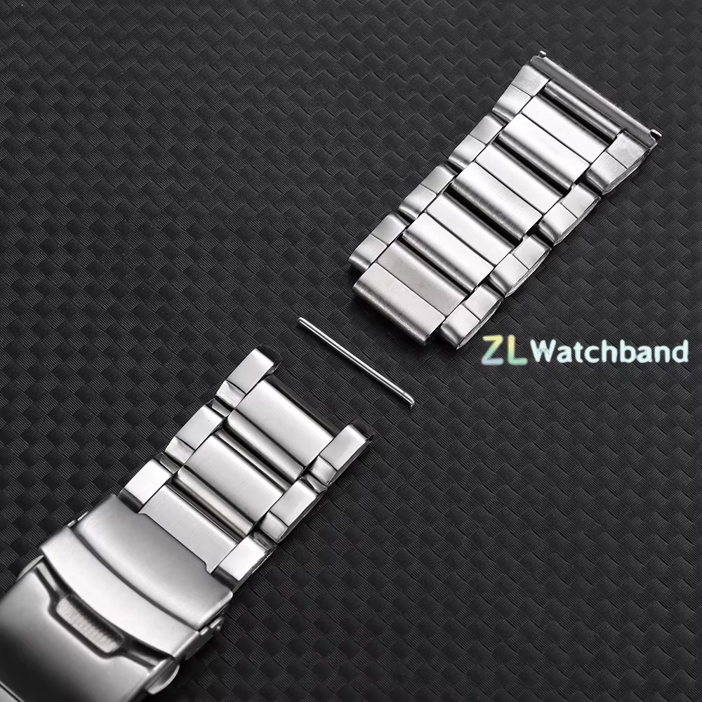 Bracelet de montre en métal 20mm 22mm 24mm pour Seiko