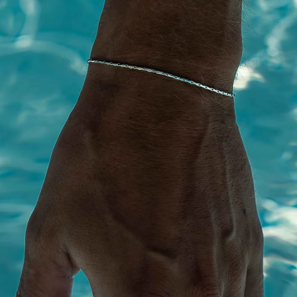 Bracelet en métal et acier inoxydable pour hommes, tendance, nouveau Bracelet d'amitié personnalisé qui ne se décolore pas