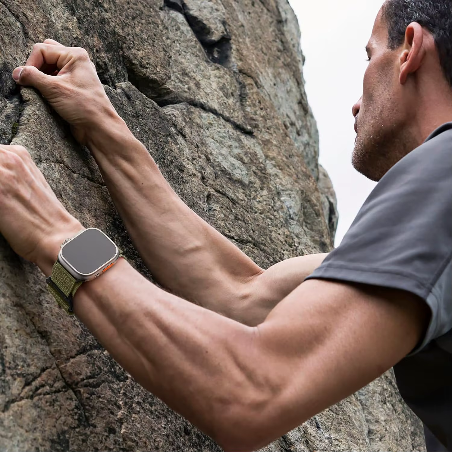 Bracelet de montre en nylon pour Apple Watch Ultra 3/Ultra 2 49 mm