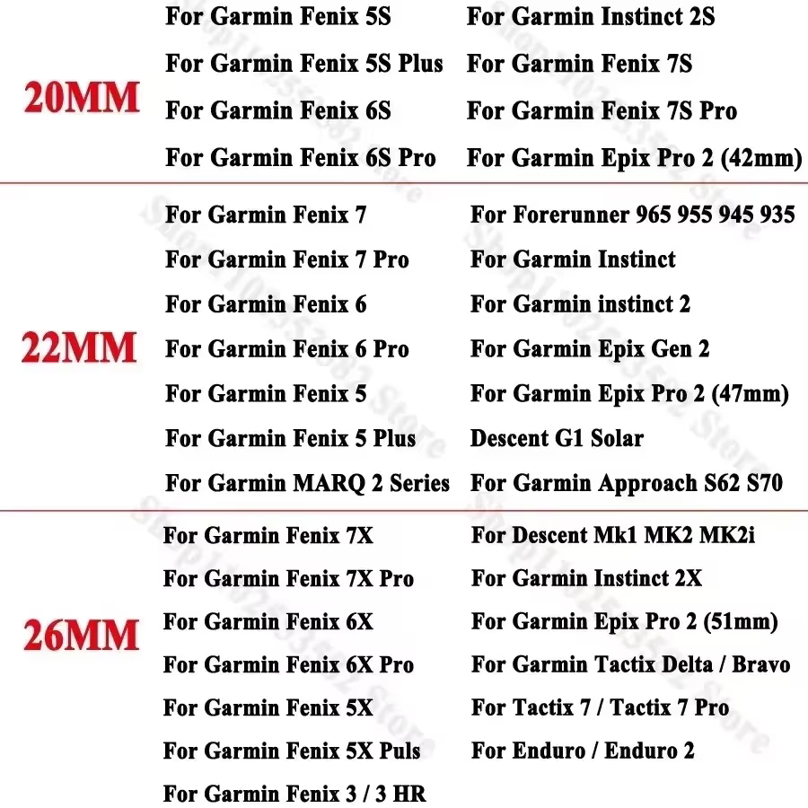 Chargeur de montre 1M pour Garmin Fenix 7X 7 7S 6 6S 6X Pro 5 5S 5X Plus Epix Gen 2 955 945 935 255