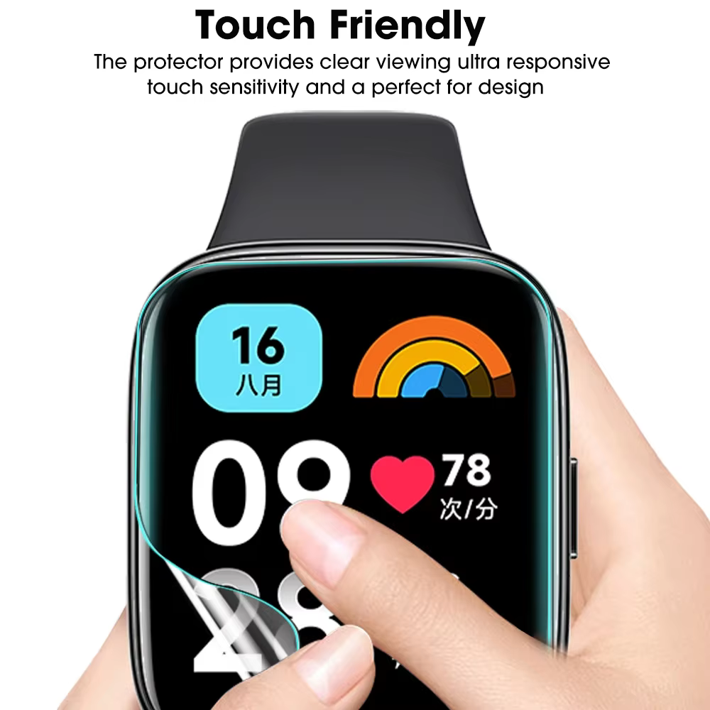 Protecteurs d'écran flexibles pour Xiaomi Redmi Watch 6 5 Active Lite HD