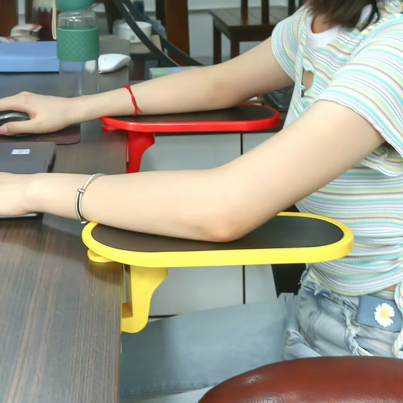 Repose-bras ergonomique réglable pour bureau – Soulage le confort des poignets et des épaules – Accessoire de bureau pour la santé et le bien-être