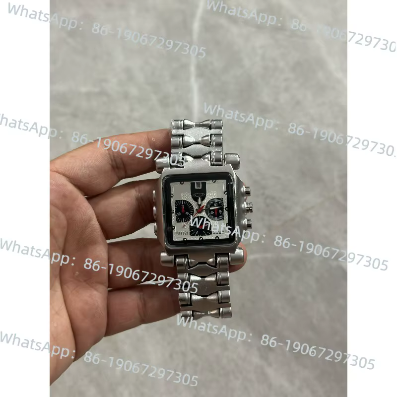 Original nouveau carré grand cadran étanche lumineux mode tendance montre pour hommes