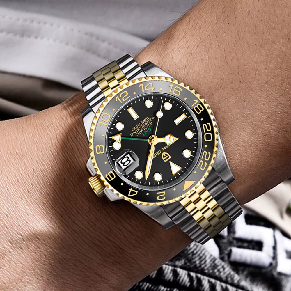 Nouvelle montre GMT PAGANI DESIGN 40 mm pour homme
