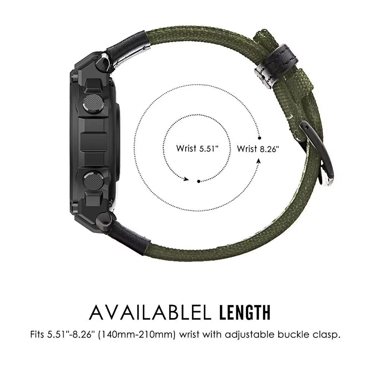 Nouveau Bracelet en Nylon pour Amazfit t-rex 3 2 Ultra