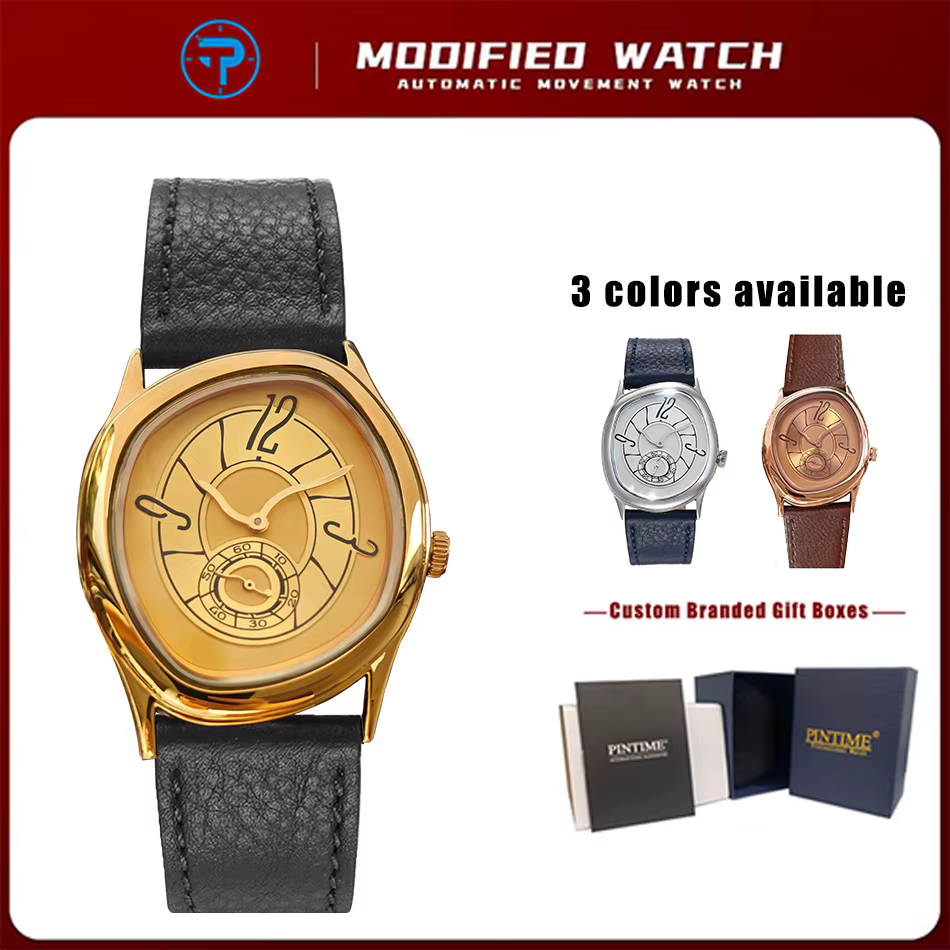 Série innovante de montres en quartz de forme spéciale avec mouvement importé