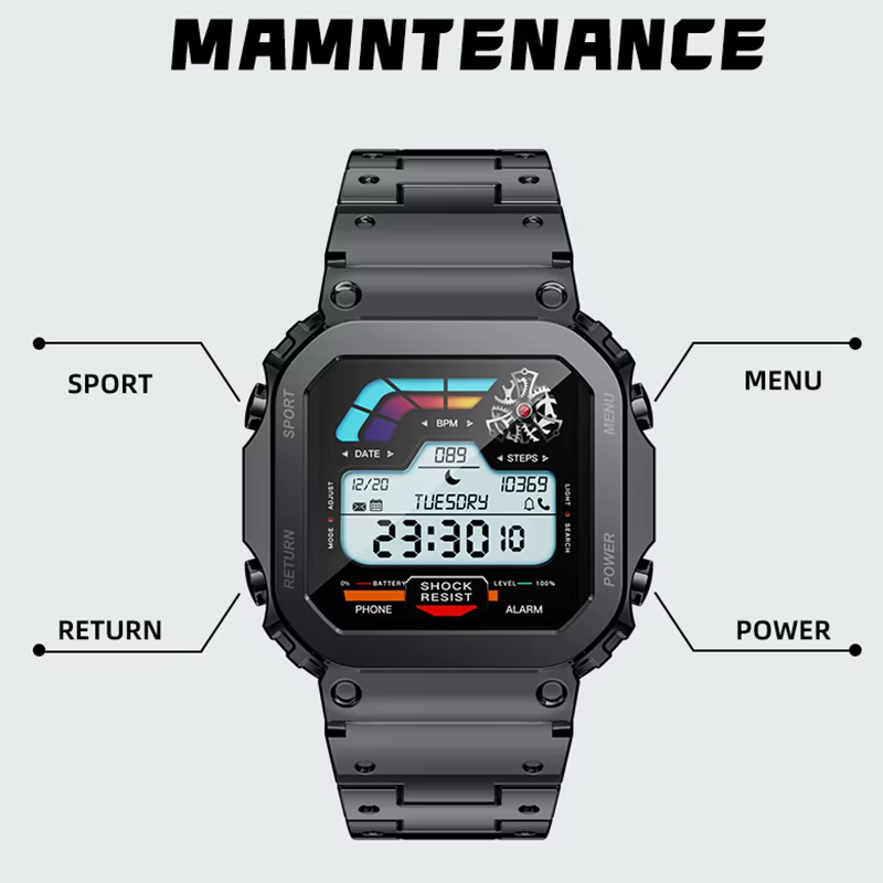 Miltary montre intelligente 2025