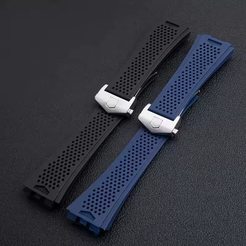 Bracelet de montre en caoutchouc souple pour collection de bracelets TAG HEUER