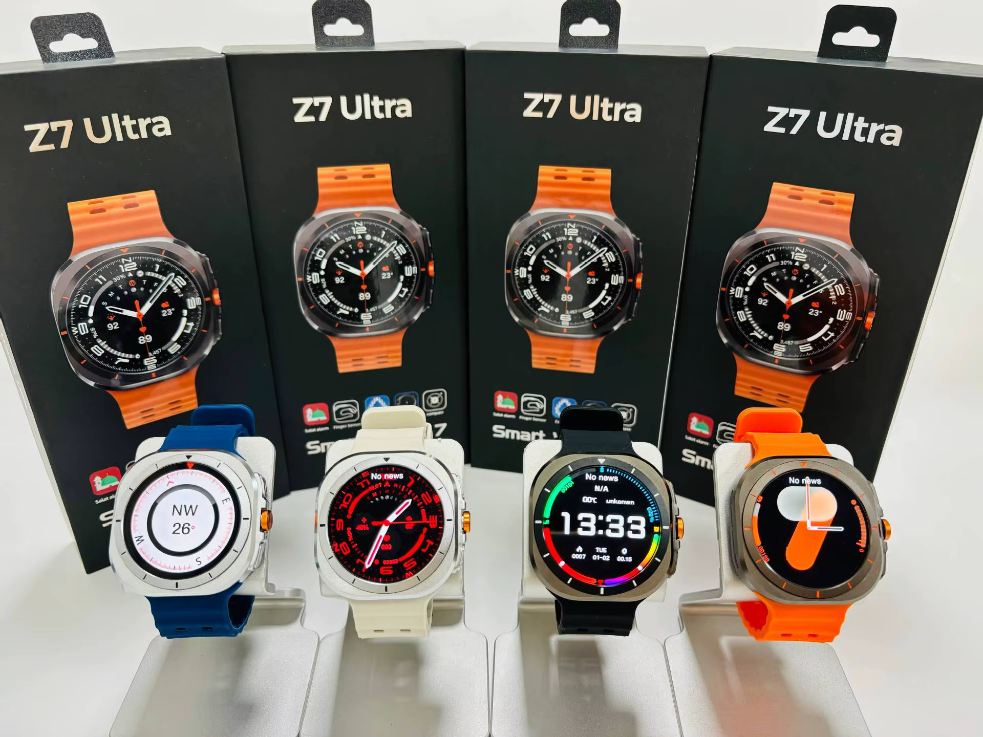 Z7 Ultra montre intelligente Bluetooth appel Siri Assistant vocal île dynamique