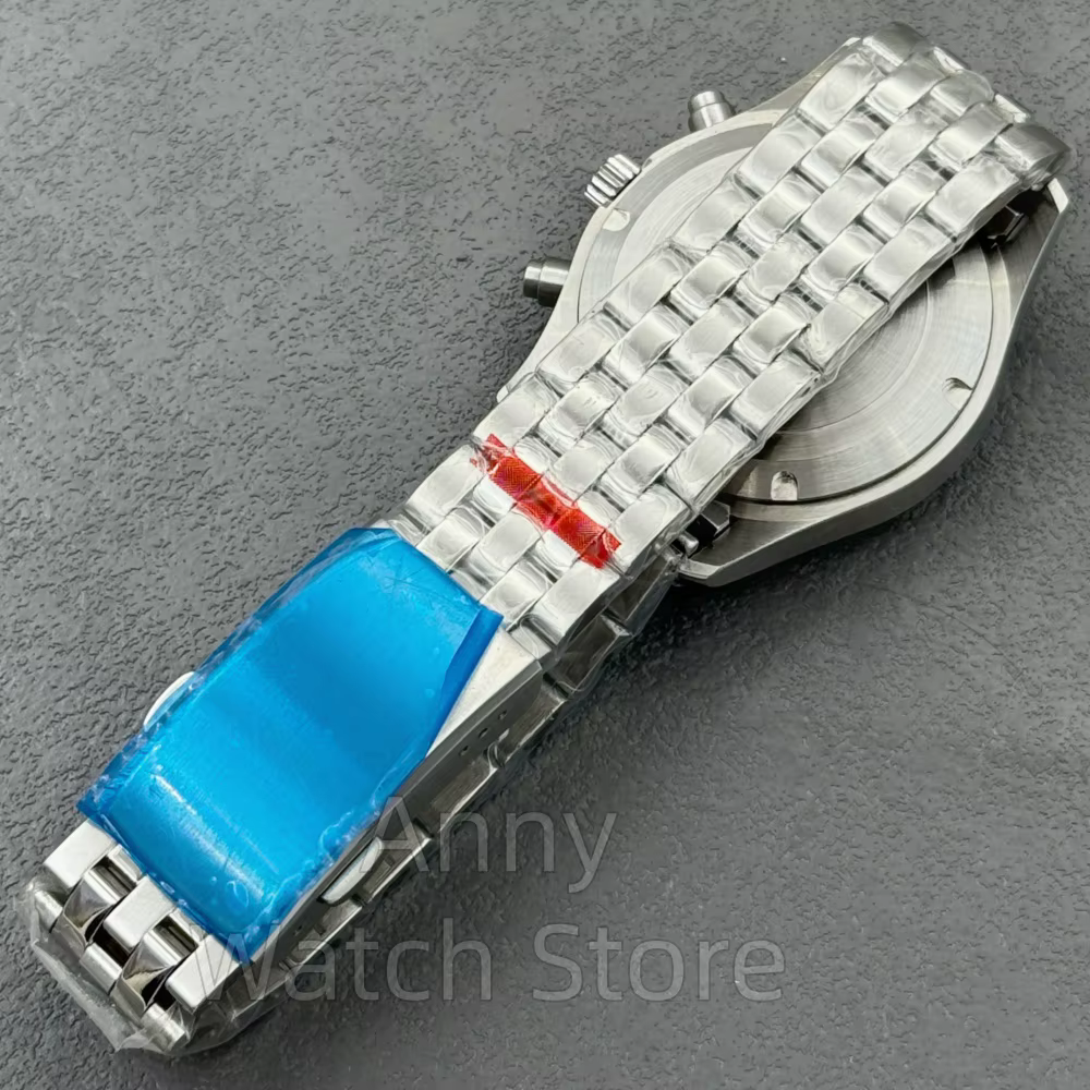 Boîtier de montre de plongée en verre saphir bombé de 38 mm