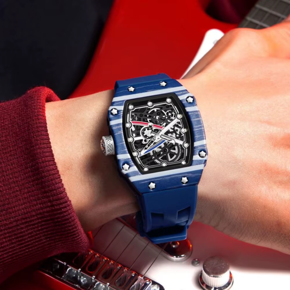 Montre à quartz ultra-fine tendance pour homme