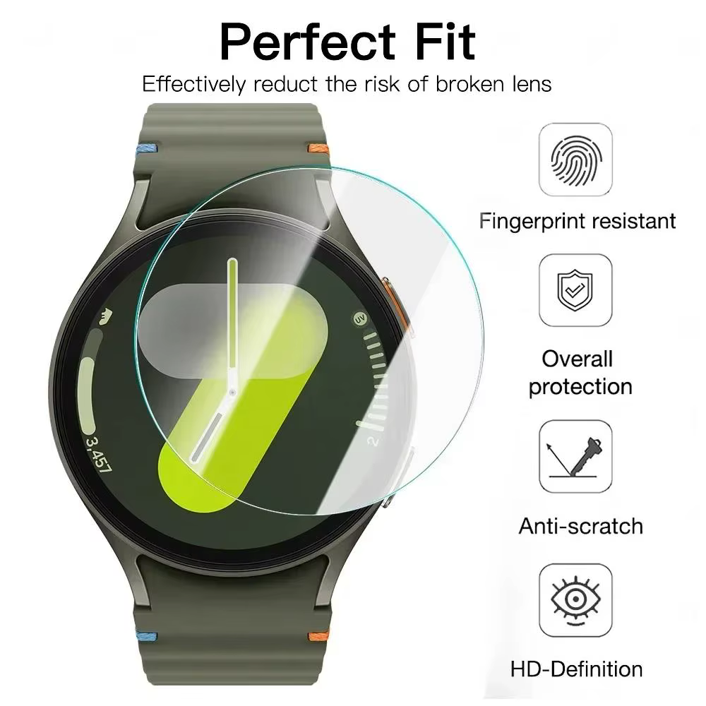 Protecteur d'écran en verre trempé pour Samsung Galaxy Watch 7
