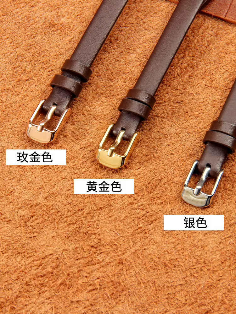 Bracelet de montre en cuir véritable pour Fossil Es4119