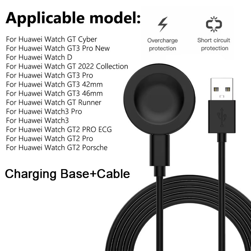 Chargeur magnétique pour Huawei Watch 5 4 3 GT5 GT4 GT3 GT2 PRO