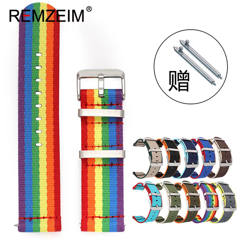 Bracelet en nylon lisse de qualité supérieure pour hommes et femmes