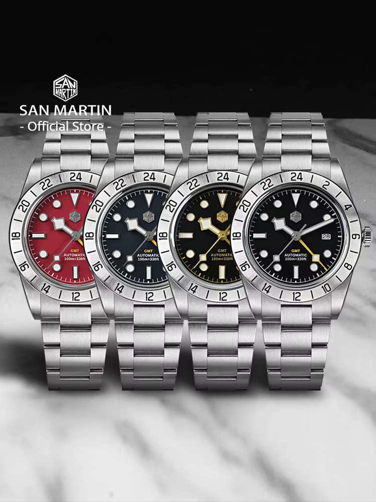 San Martin – montre mécanique automatique pour hommes