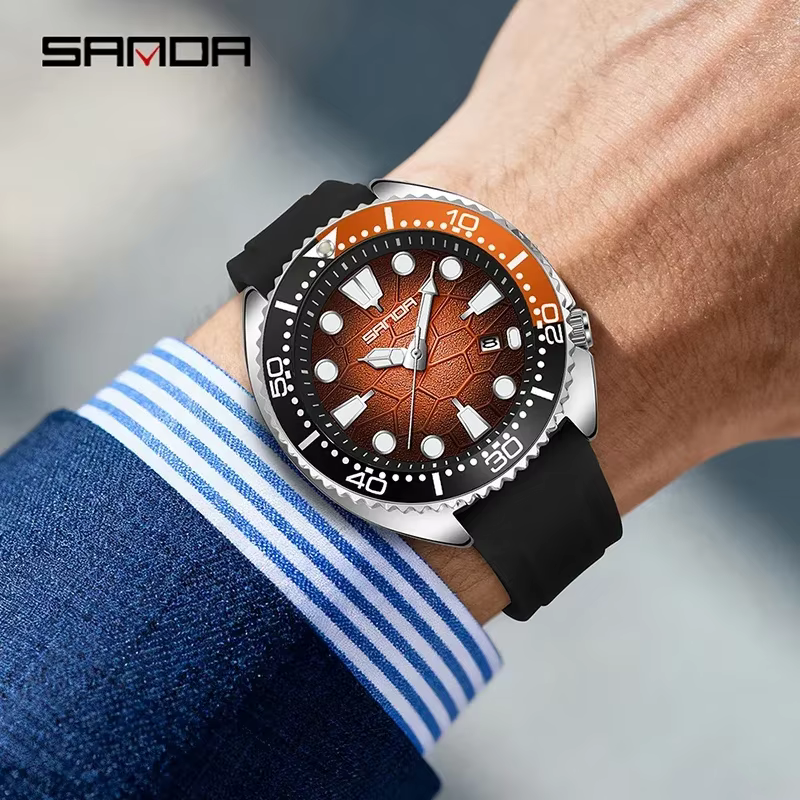 SANDA – montre à Quartz de luxe pour hommes