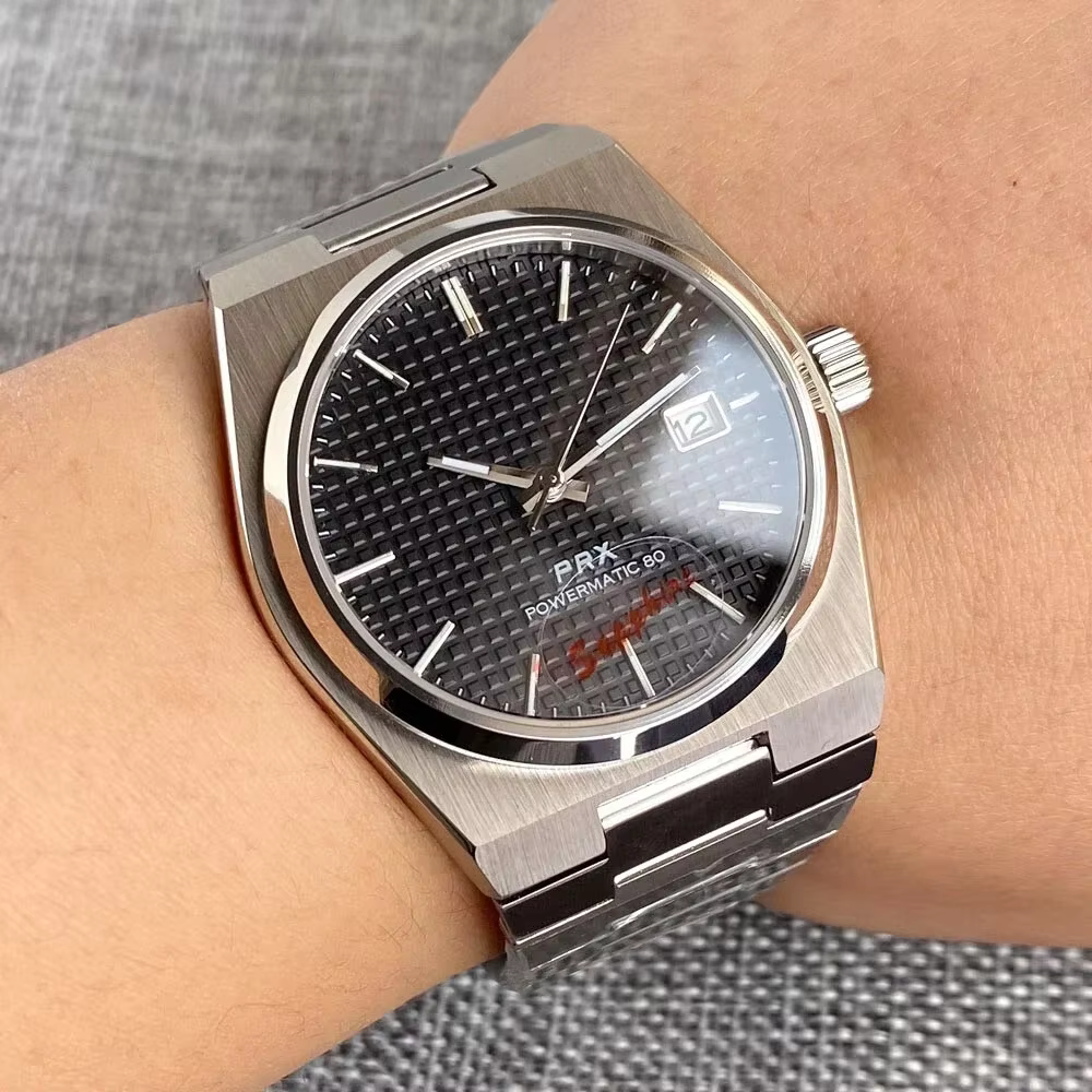 Montre mécanique automatique pour homme Tandorio 40 mm PRX avec cristal saphir