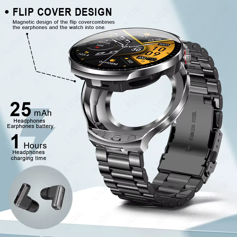 Nouvelle montre intelligente avec appel Bluetooth