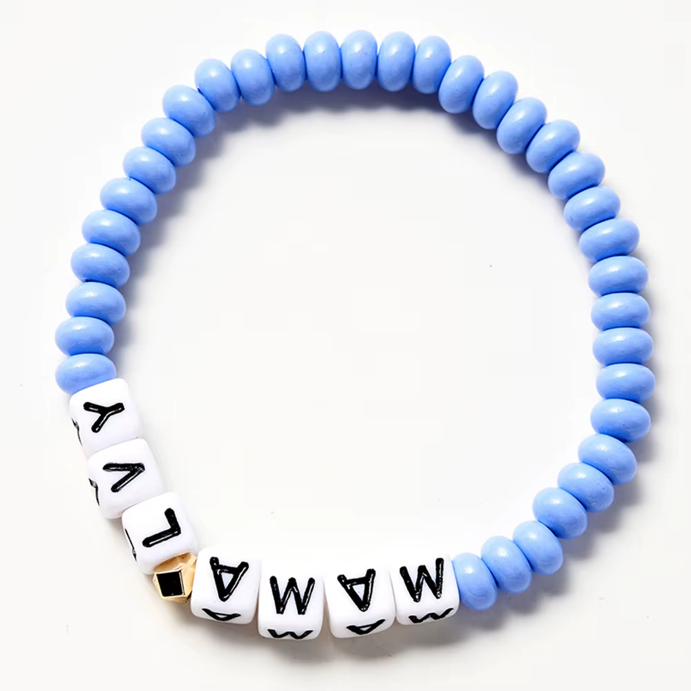 1PC Bracelet personnalisé-nom gravé personnalisé