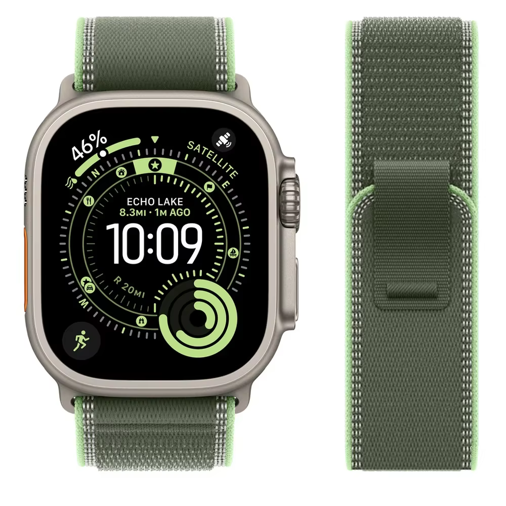 Boucle de sentier pour bracelet de montre Apple Ultra 3 11 10 9 8 7 6 5 SE 49mm 46mm 45mm 42mm 44mm 40mm 41
