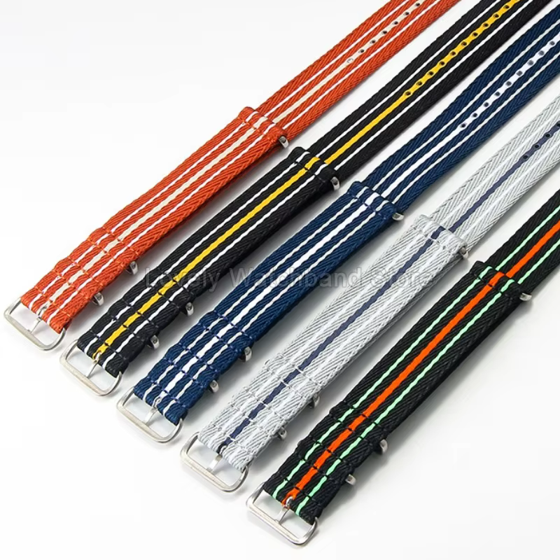 Pour SWATCH × BLANCPAIN bracelet de montre en Nylon boucle à aiguille 20 22mm résistant aux rayures facile à essuyer propre idéal pour les randonnées en plein air