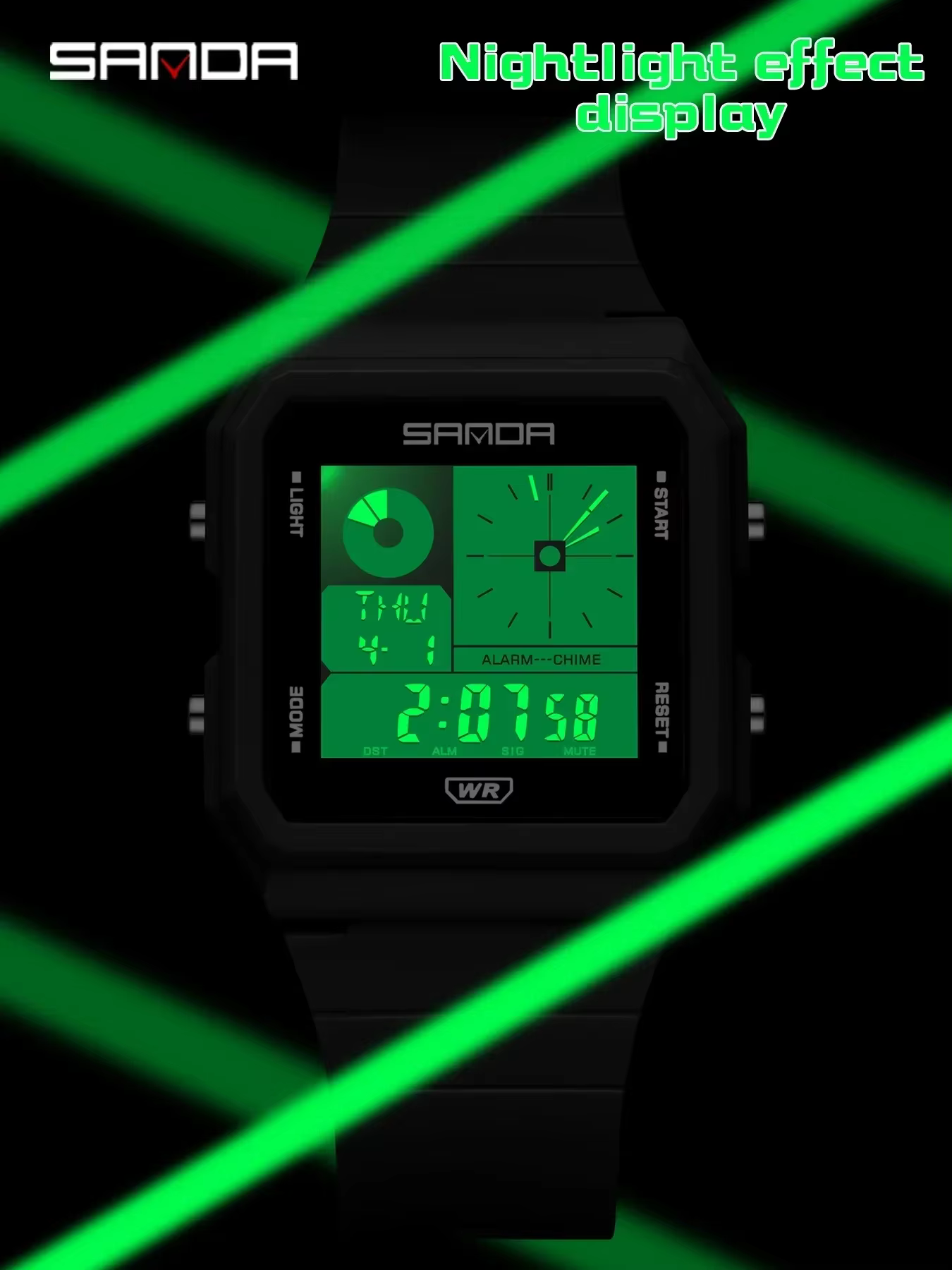 Montre de sport SANDA pour homme