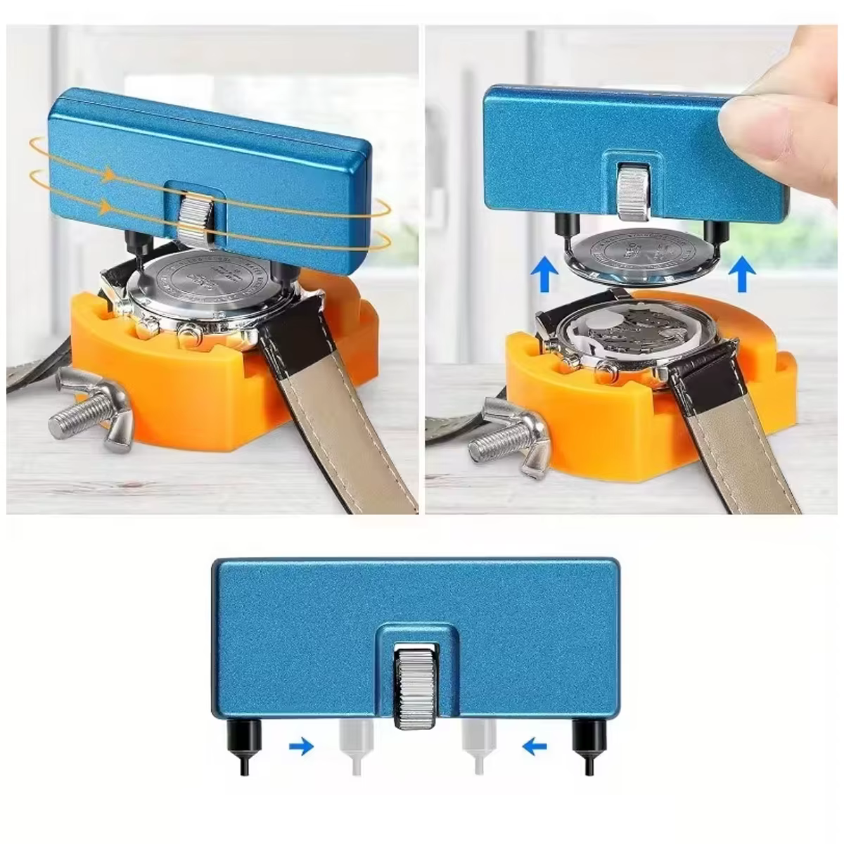 4 kits de remplacement de piles de montre professionnels