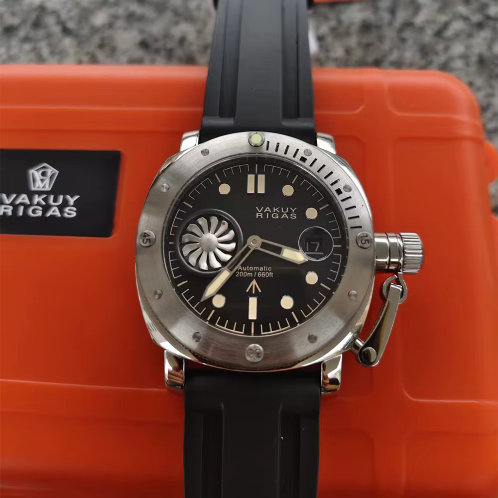 Vakuy montre mécanique automatique sous-marin militaire longue série de mars mouette commémorative ST25 lumineux étanche grand Dia