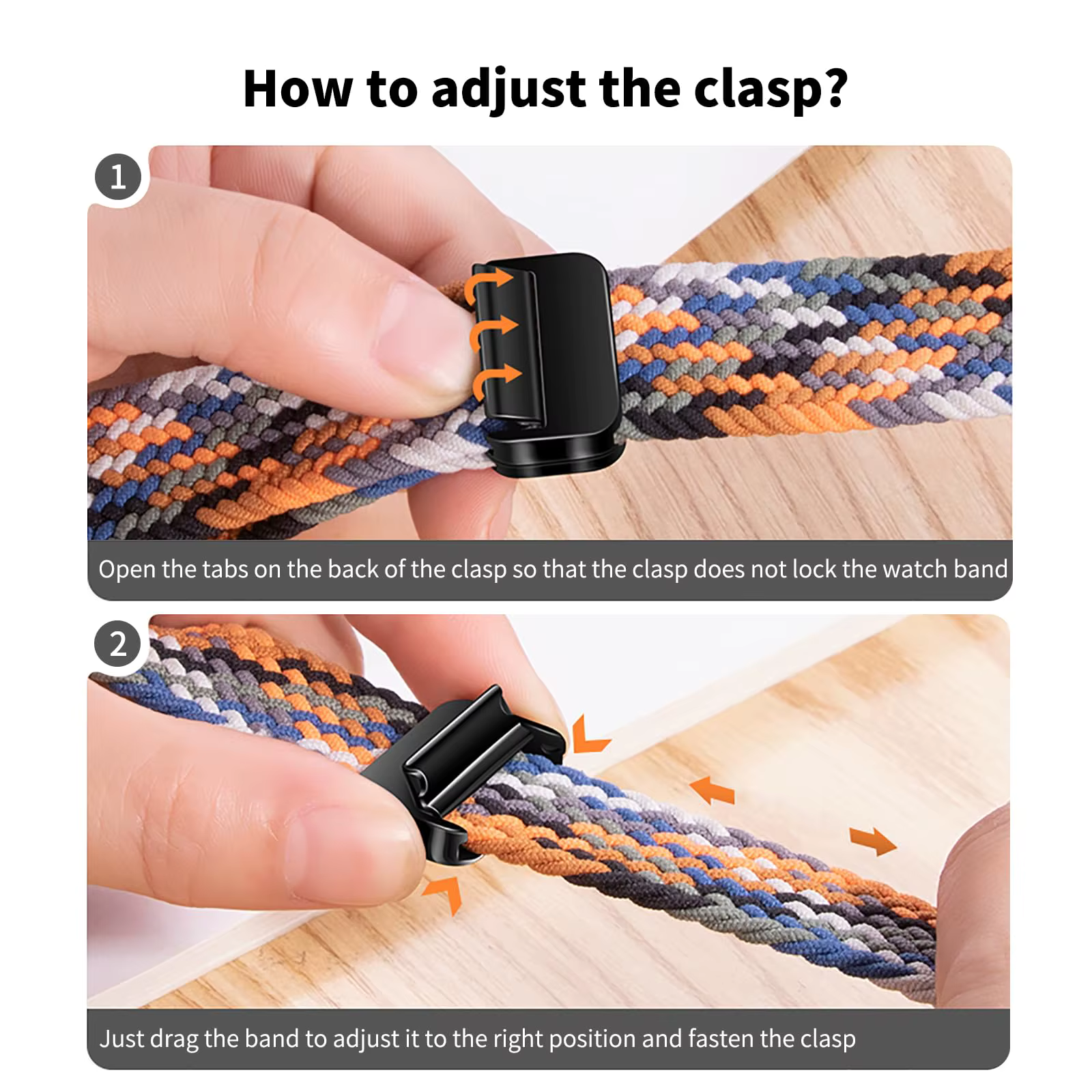 Bracelet tressé pour