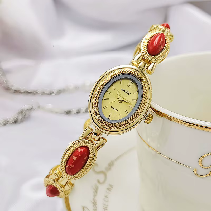 2025 Top marque de luxe ovale or femmes montres dames