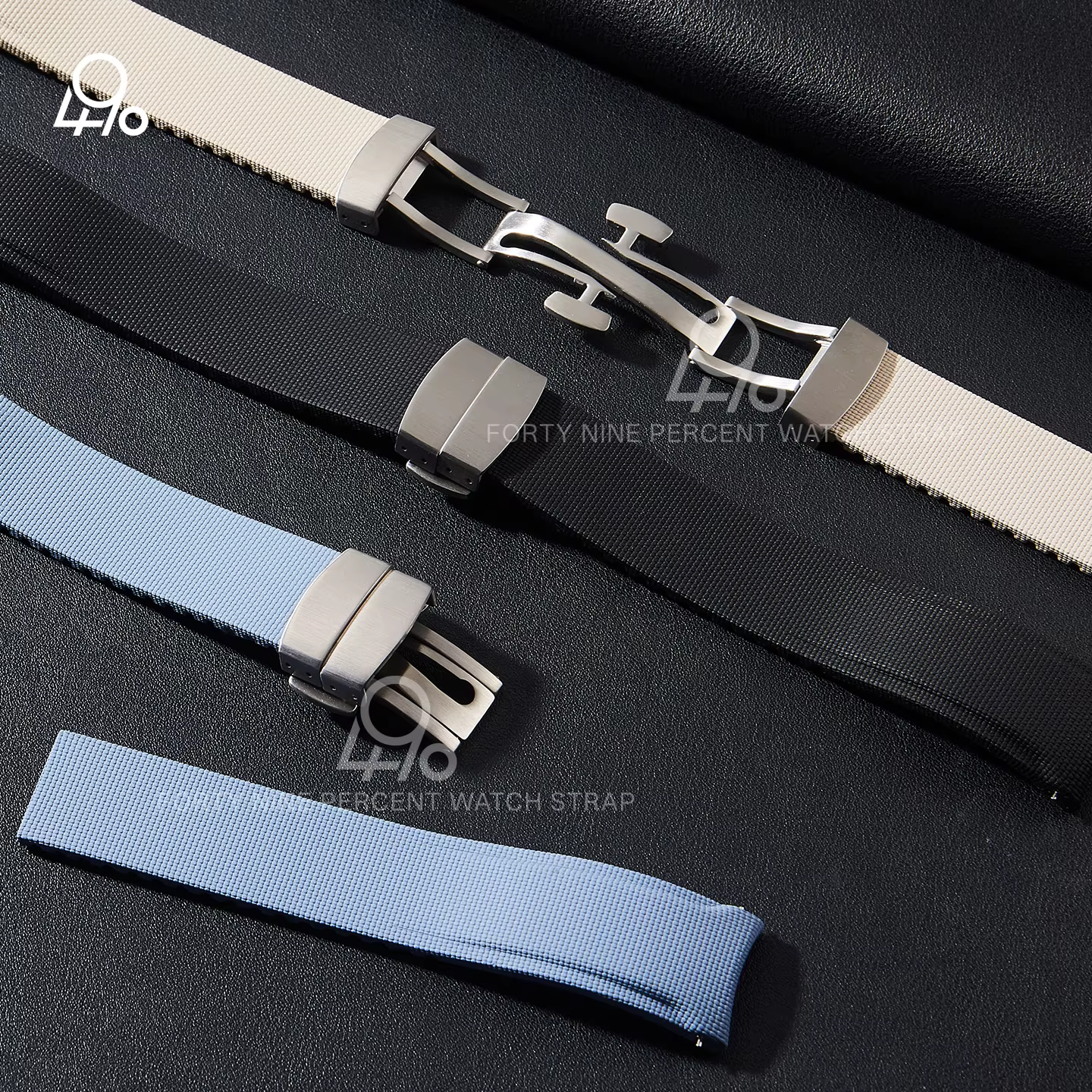 Bracelets de montre de luxe de haute qualité à extrémités courbes 20 mm