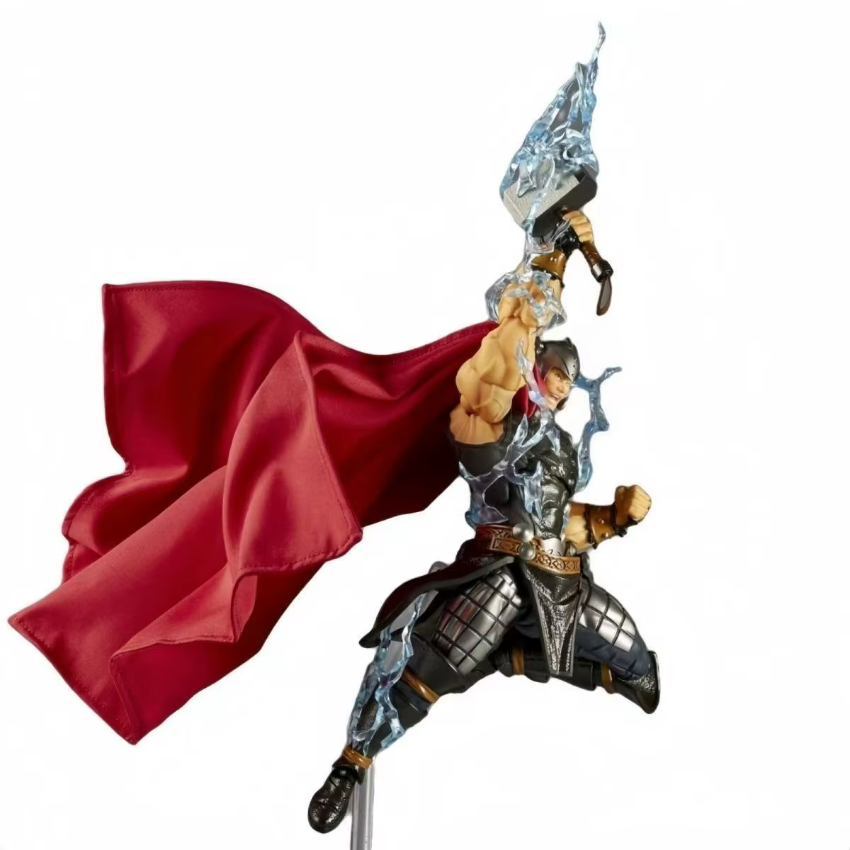 Figurine d'action Thor AC Factory Amazing Yamaguchi KO Ver avec accessoire Mjolnir Éclair, jouet de collection super-héros, cadeau
