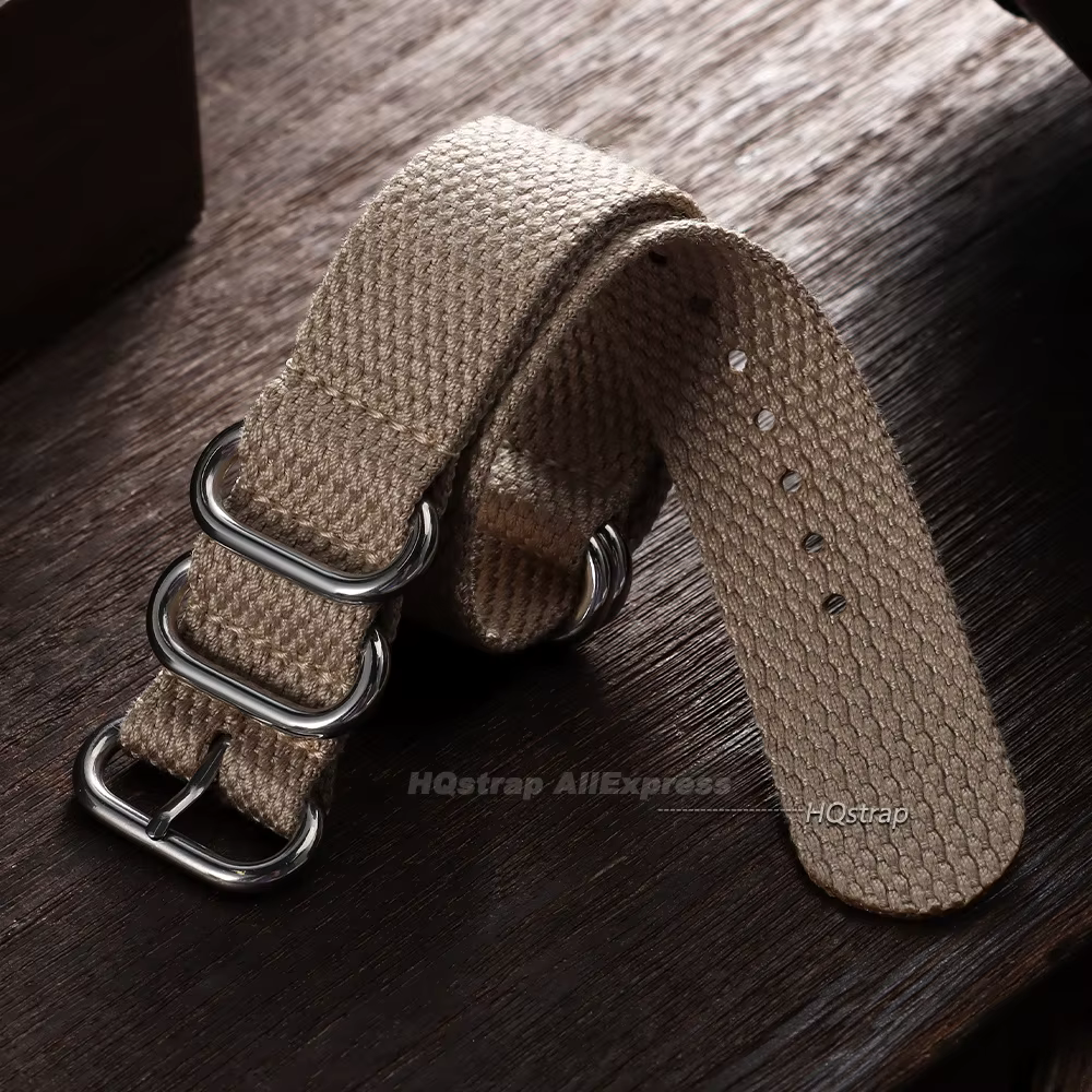 Bracelet de montre en tissu Nylon tissé