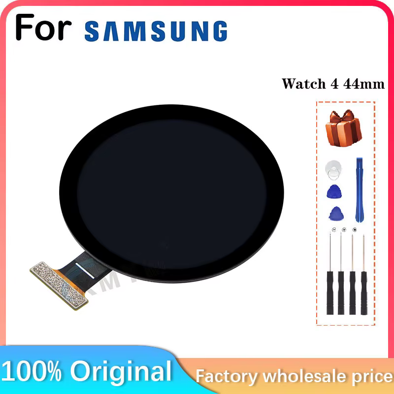 Nouveau pour Samsung Galaxy Watch 4 44mm R-870 R-875 SM-R870 SM-R875 GPS Bluetooth WiFi + LTE LCD écran pièces remplacer réparation