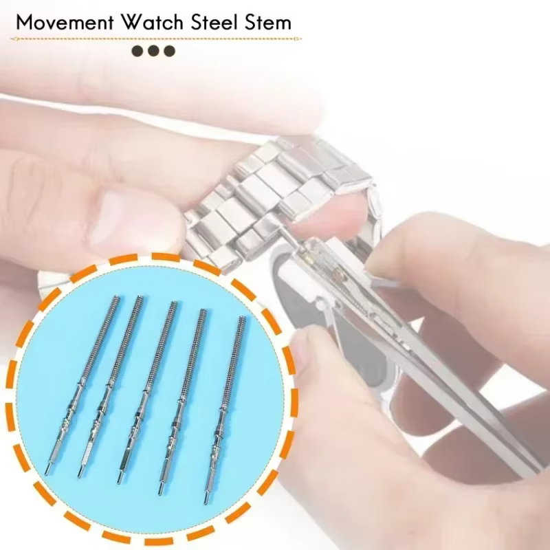 Tige de montre en acier inoxydable