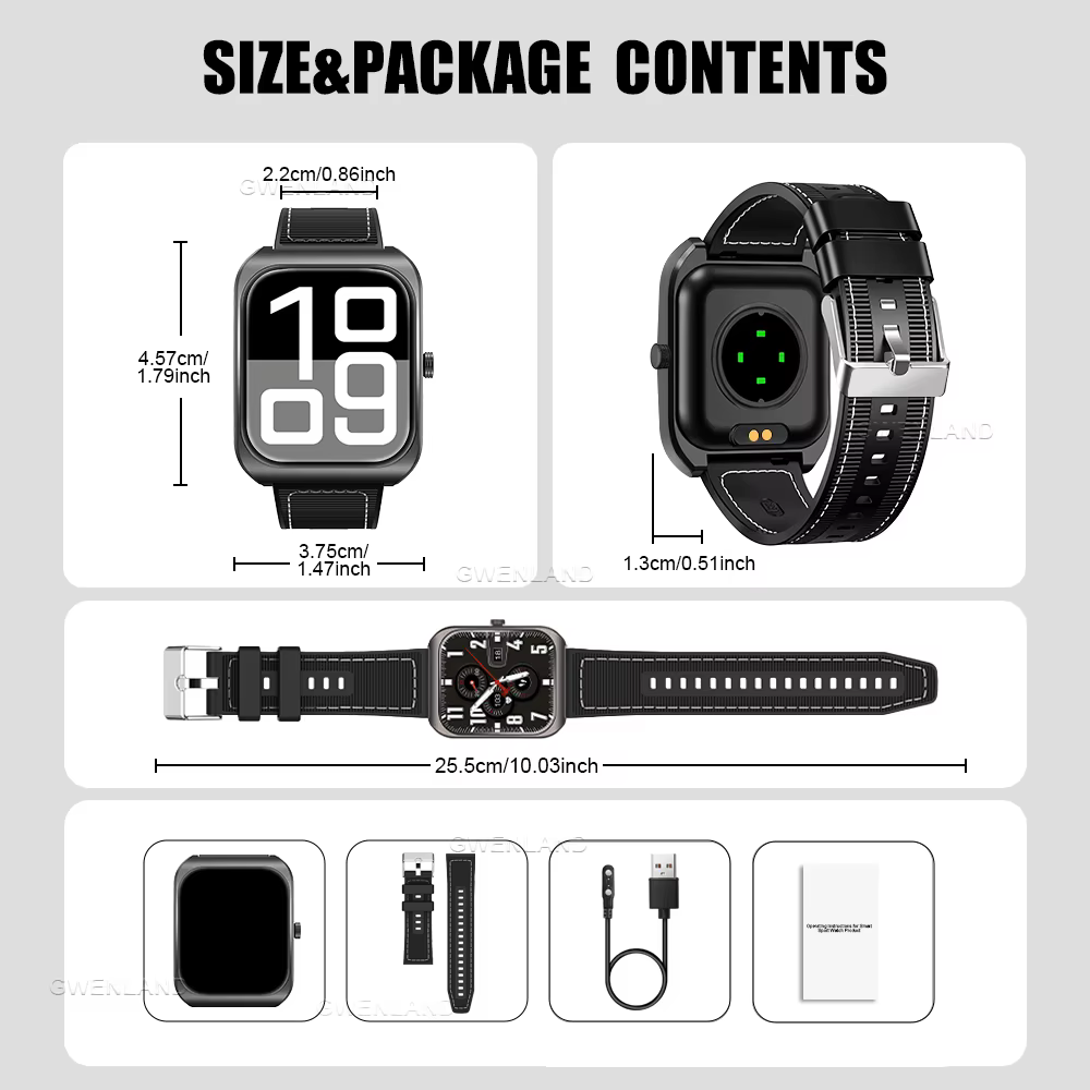 Montre connectée pour hommes et femmes