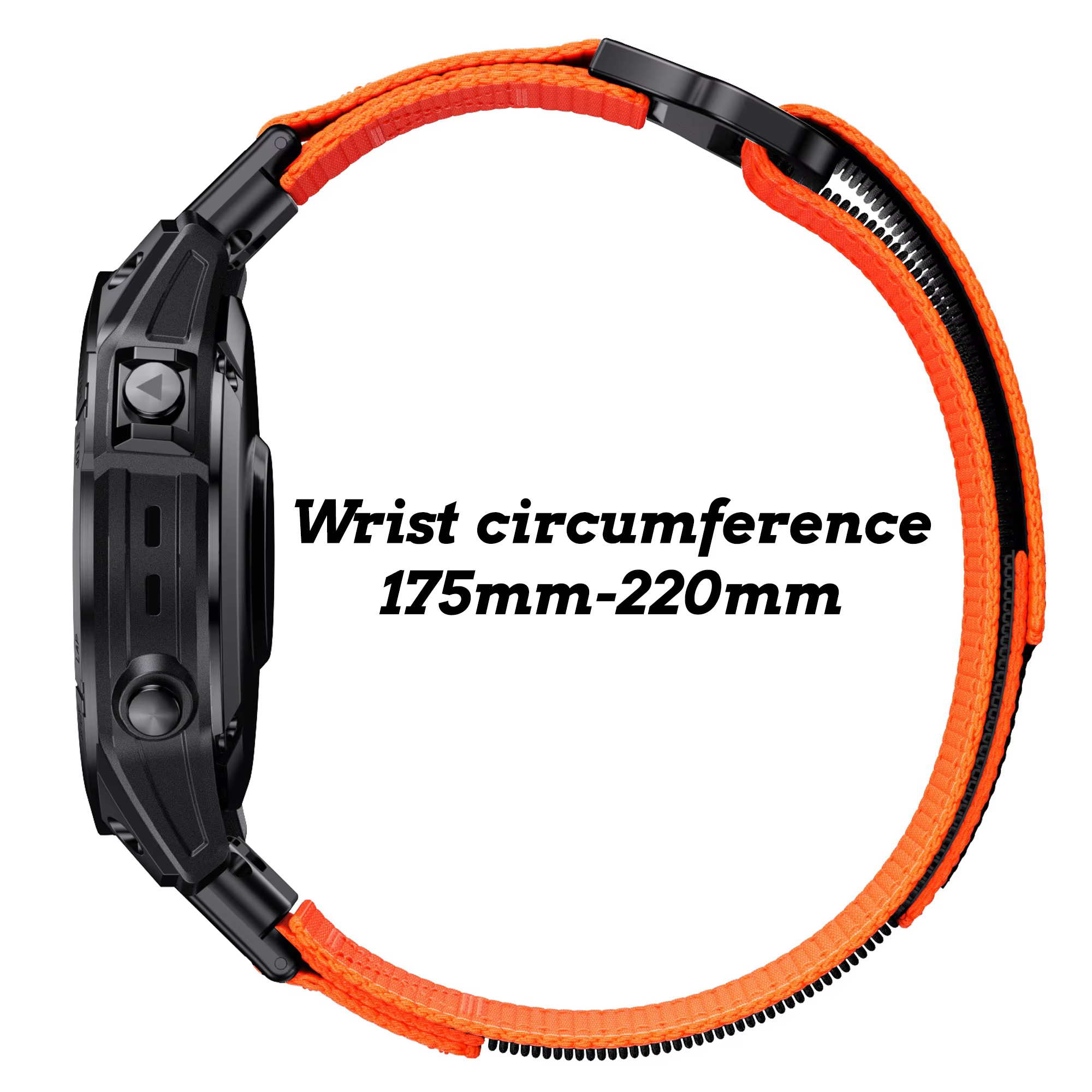 Bracelet de montre en nylon pour Garmin Fenix 6 6X Pro 5 5X 7 7X
