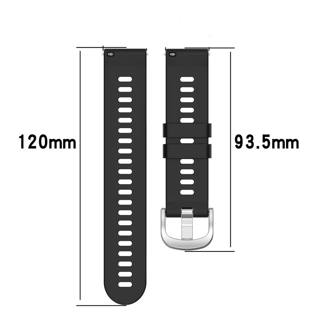 Bracelet de remplacement sport en silicone pour Garmin Forerunner 55 158 245 645 165 570 42mm 47mm 970 255 265 255s 265s 18 20 22mm