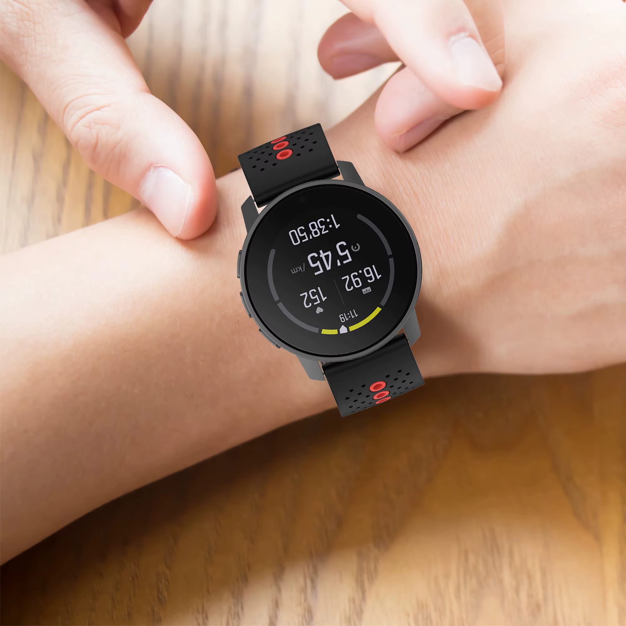 Bracelet de sport en silicone pour montre SUUNTO 9 PEAK 3/5 PEAK
