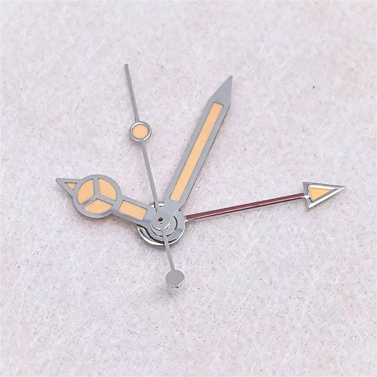 Aiguilles de montre Orange NH34 avec alarme GMT